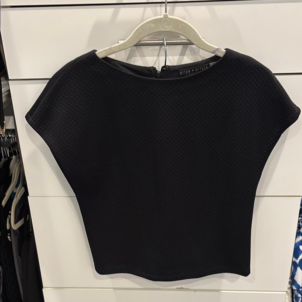 Alice + Olivia Black Women's Top, Xs